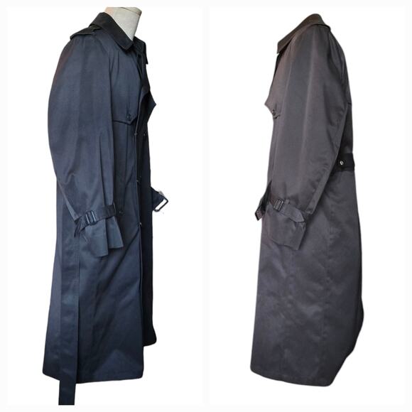 London Fog TOWNE Trench Coat Men's Size 38 Short - Picture 3 of 6